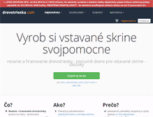 Tablet Screenshot of drevotrieska.com